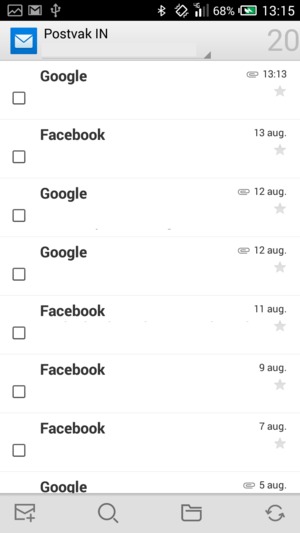 Uw Gmail/Hotmail is klaar voor gebruik