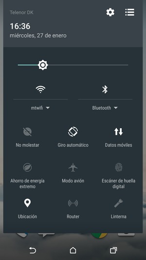 Desactive Wi-Fi y Bluetooth