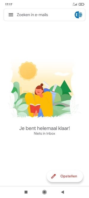 Uw Gmail is klaar voor gebruik