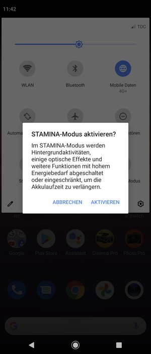 Wählen Sie AKTIVIEREN