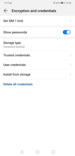 Select Set SIM lock