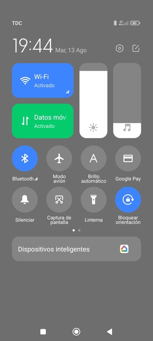 Desactive Wi-Fi y Bluetooth