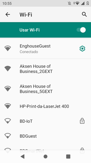 Ahora está conectado a la red Wi-Fi