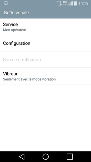 Sélectionnez Configuration