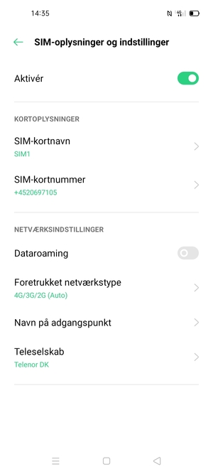 Vælg Navn på adgangspunkt