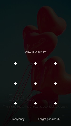 Your phone is now secure with a screen lock