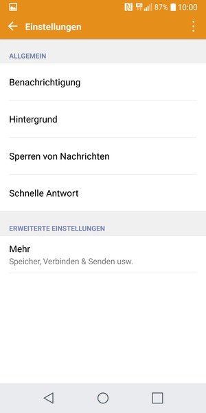 Wählen Sie Mehr
