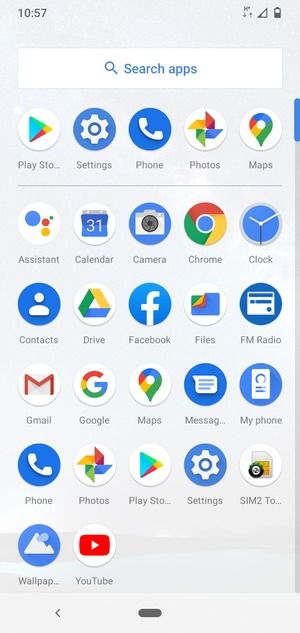 Select Settings