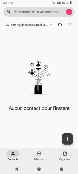 Sélectionnez Organiser