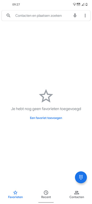 Selecteer de Menu-knop
