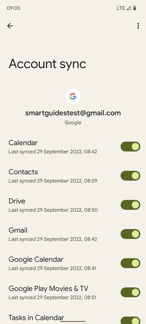 Select the Menu button