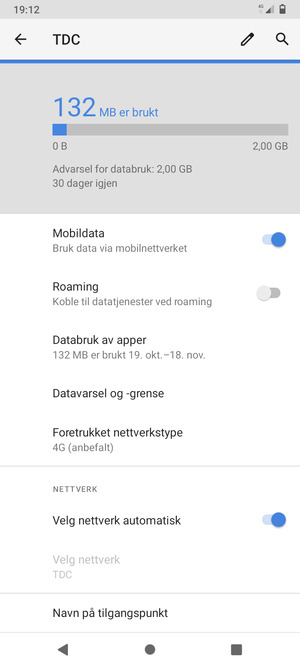 Bla til og velg Navn på tilgangspunkt