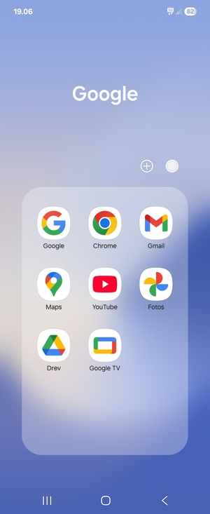 Vælg Gmail