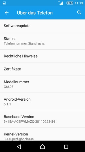 Wählen Sie Softwareupdate