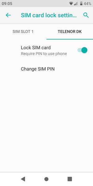 Select Public and Change SIM PIN