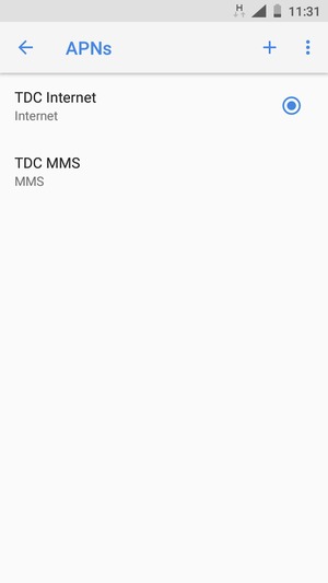 Your phone has now been set up to MMS
