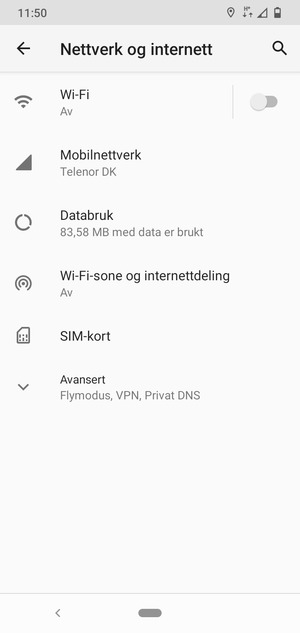 Velg Mobilnettverk