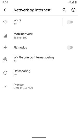 Velg Mobilnettverk