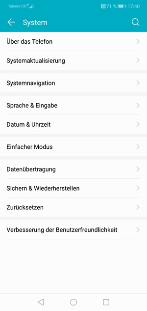 Wählen Sie Sichern & Wiederherstellen