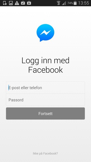 Applikasjonen er klar til bruk