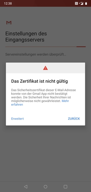 Wählen Sie Erweitert