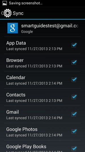 Check the Contacts checkbox