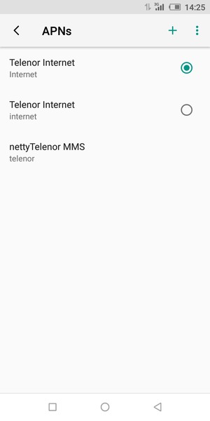 Select the Menu button
