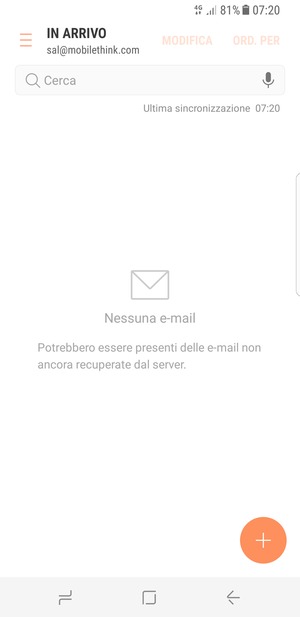 Il tuo account è pronto per l'uso
