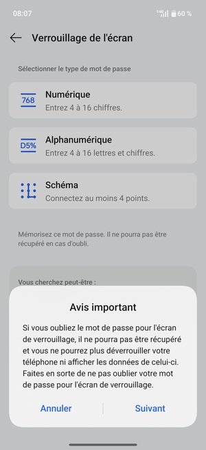 Sélectionnez Suivant