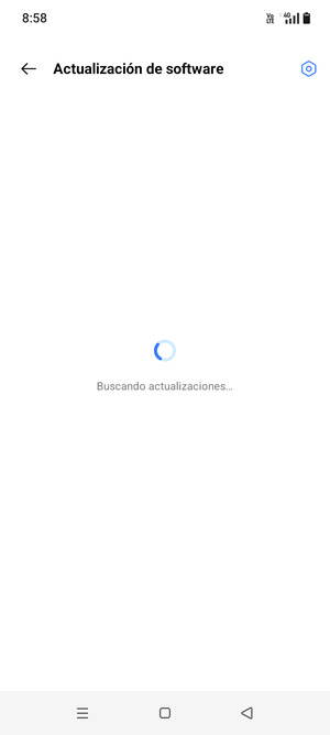 Espere a que la búsqueda termine