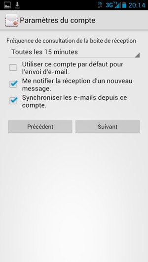 Sélectionnez Suivant