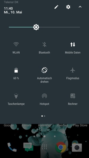 Streifen Sie nach links