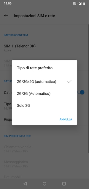 Seleziona la tua opzione preferita