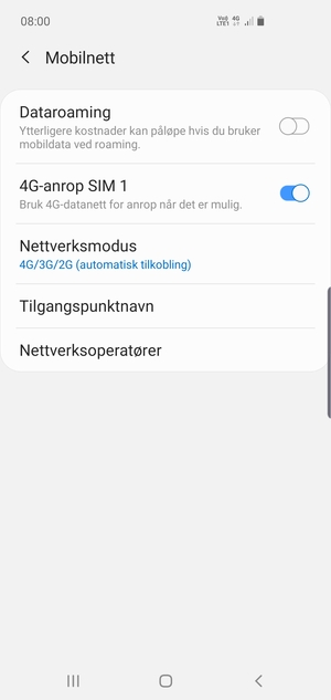 Velg Tilgangspunktnavn