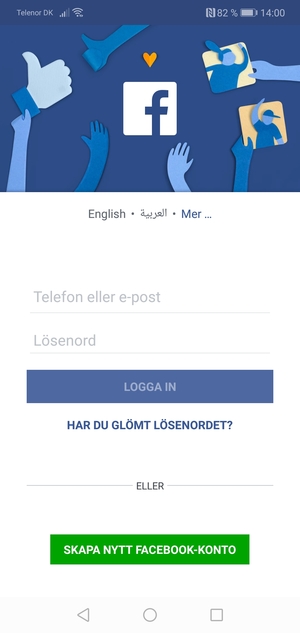 Din app är redo att användas
