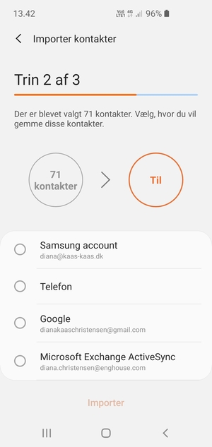 Vælg Google