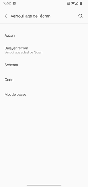 Sélectionnez Schéma