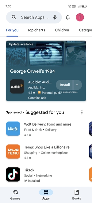 Select the Search bar