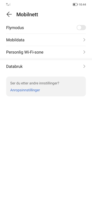 Velg Mobildata