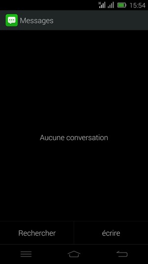 Sélectionnez le bouton du Menu