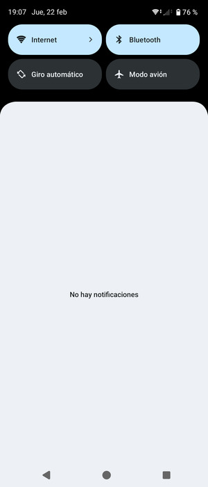 Deslice hacia abajo el menú superior de nuevo