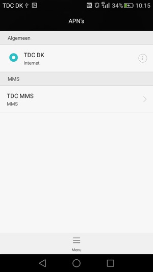 Uw telefoon is nu geïnstalleerd voor mms