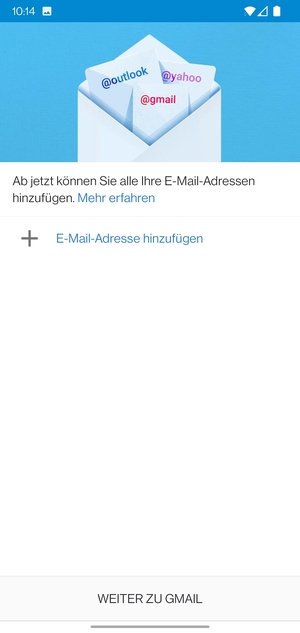 Wählen Sie E-Mail-Adresse hinzufügen