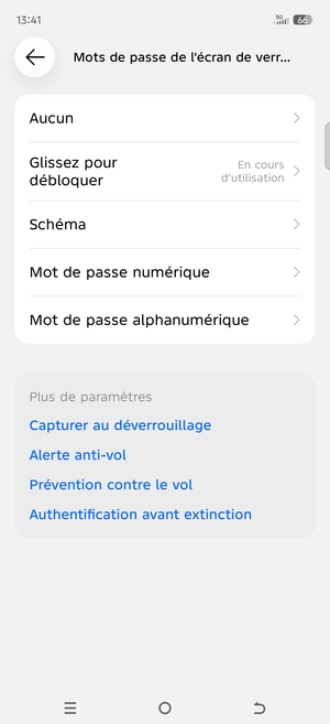 Sélectionnez Schéma