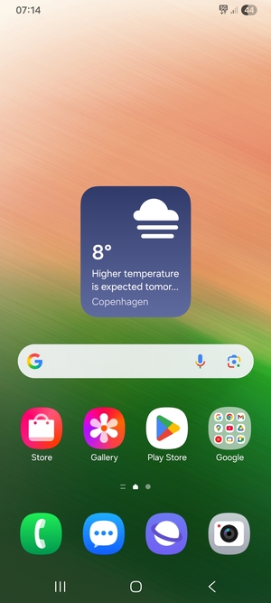 Swipe up