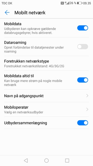Vælg Navn på adgangspunkt
