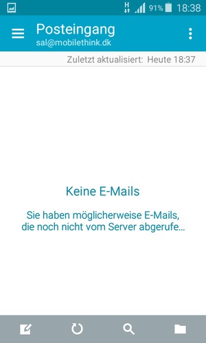 Ihr Gmail/Hotmail Konto ist einsatzbereit