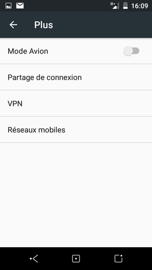 Sélectionnez Réseaux mobiles