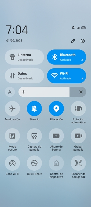 Desactive Wi-Fi y Bluetooth