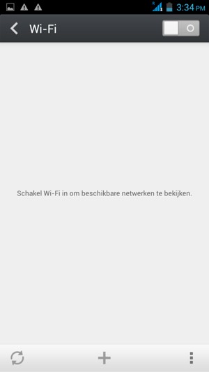Schakel Wi-Fi in